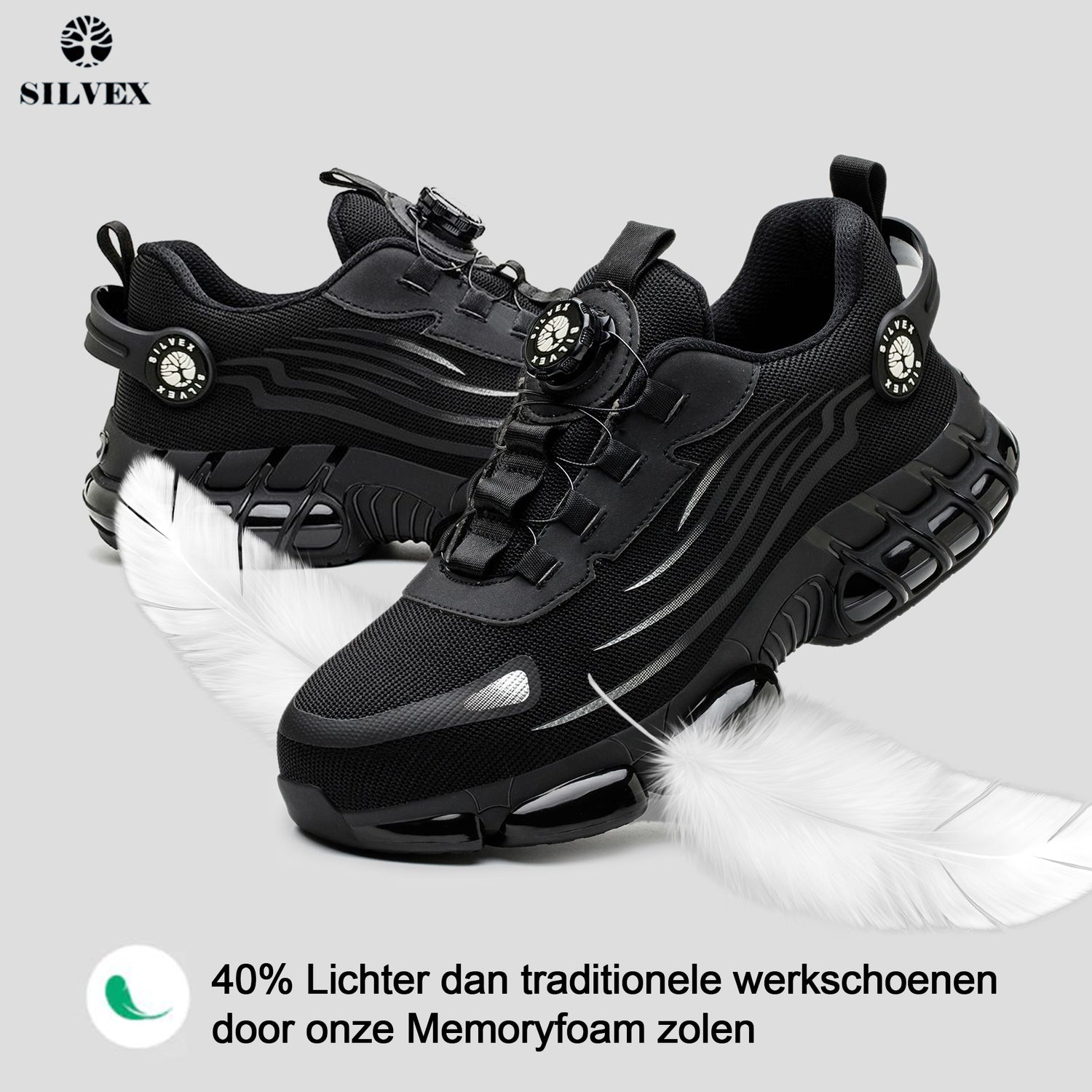 Silvex® Cloudwalk Pijnverlichtende Veiligheidssneakers