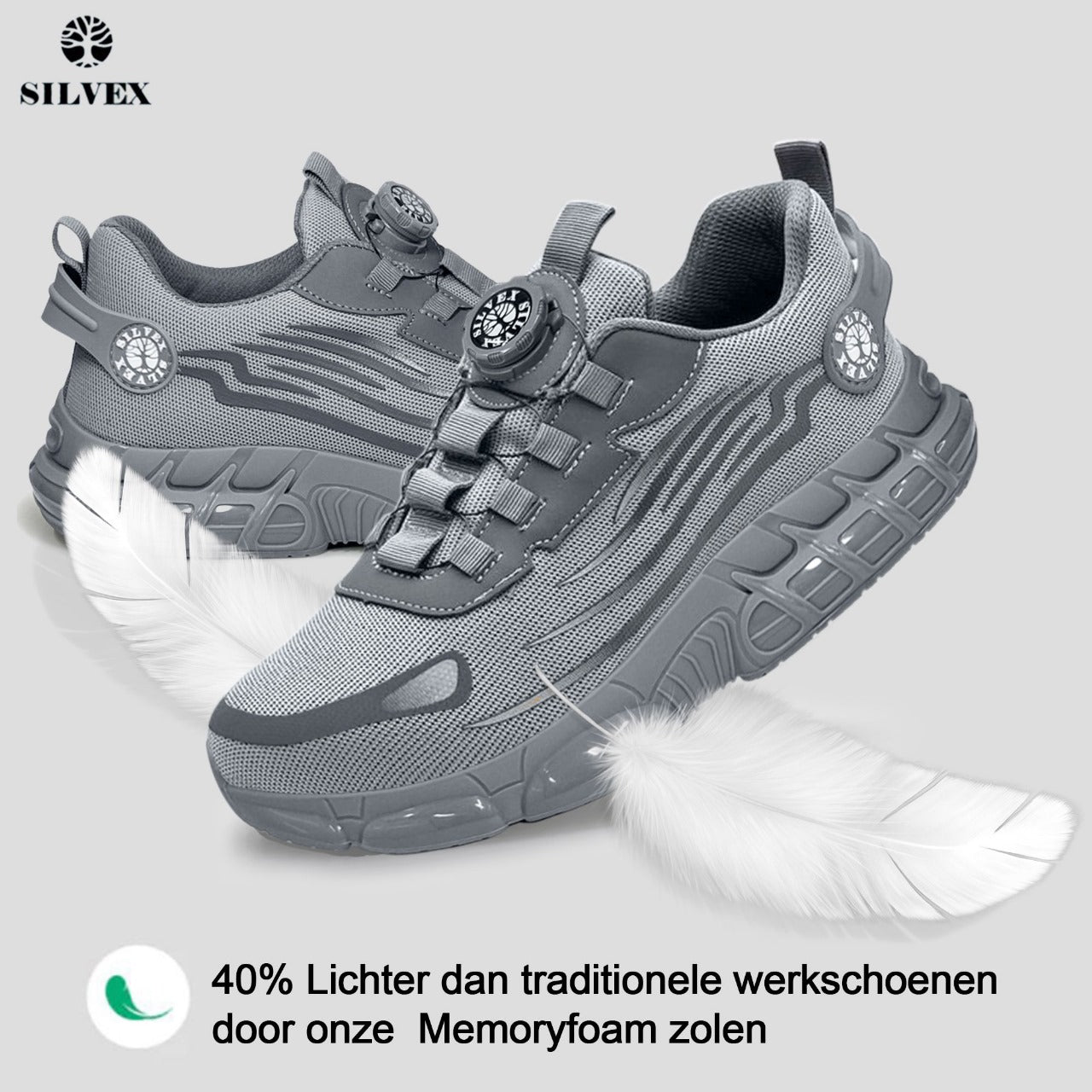 Silvex® Cloudwalk Pijnverlichtende Veiligheidssneakers
